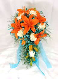 The orange blossom is the fragrant flower of the citrus sinensis (orange tree). Pin By Graci S Flowers On Weddings Orange Wedding Flowers Fall Wedding Bouquets Teal Wedding Flowers