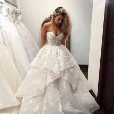 Ball Gown Wedding Dresses 2020 Sweetheart Neckline Lace Appliques Flowers Floor Length Bridal Dresses Ball Gowns Wedding Bridal Dresses Ball Gown Wedding Dress