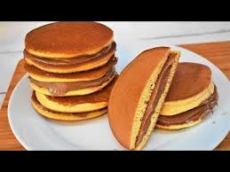 بان كيك ياباني بان كيك بالنوتيلا للفطور خفيف وسهل Fluffy Japanese Pancakes Youtube Easy Desserts Food Cooking