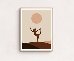Yoga Wall Art Yoga Natarajasana Pose Art Print Yoga Poster Etsy Yoga Wall Art Posters Art Prints Art Prints