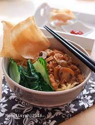 Dapur Mama Aisyah Mie Ayam Jamur Makanan Dan Minuman Memasak Mie