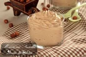 Mousse Au Nutella Sans Oeuf Amour De Cuisine Recette Mousse Au Nutella Pate Sablee Facile Nutella