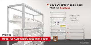 Offene regale und staufächer sind zwar schön und gut. Regal Fur Aufbewahrungsboxen Selber Bauen Alusteck