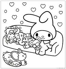 Coloring hello kitty summer beach giant coloring page. Hello Kitty Coloring Pages Cartoons Cute Hello Kitty Kawaii Printable 2020 3150 Coloring4free Coloring4free Com