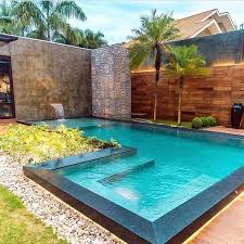 Plunge above ground pools are typically round & can accommodate a few friends or family members at a time. 21 Best Swimming Pool Designs Beautiful Cool And Modern Swimming Pools Backyard Small Backyard Pools Swimming Pool Designs