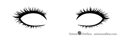 How To Draw Anime Eyelashes Step By Step - Animeoutline