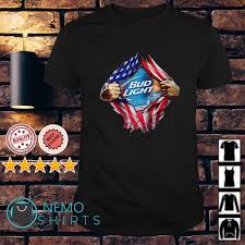 Bud Light Inside Me American Flag Independence Day Shirt Hoodie