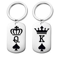Porte Cles Couple Le Roi Porte Cle Couple Porte Cle Couple