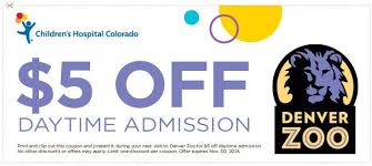 Denver Zoo Coupon Zoo Coupons Denver Zoo Parent Resources
