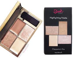 sleek makeup highlighting palette in