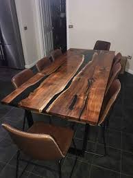 Tasmanian Blackwood Resin River Table Table Home Decor Timber Furniture