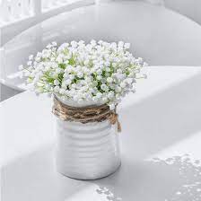 Baby's breath flower is something that is a must in weddings and bridal bouquets. Buy Duhouse 10pcs Baby S Breath Artificial Flowers Fake Gypsophila Floral Bulk Party Home Outdoor Decoration White Online At Low Prices In India Amazon In