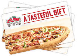 Papa Johns Fundraiser Pizza Cards Papa John Pizza Coupons