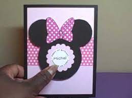 If you want to make beautiful birthday invitations for your child why. Minnie Mouse 1st Birthday Invitations Youtube