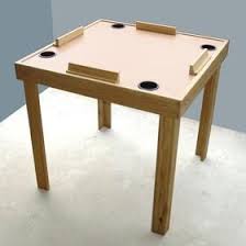 Excelente Mesa De Domino De Las De Verdad Verdad Domino Table Game Room Family Vintage Table