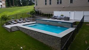 We love backyard and with so many beautiful styles and ideas out there. Swimming Pool Fire Pit Basketball Court Rhine Landscaping