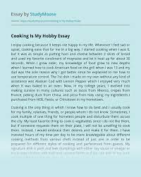 By ruth gaukrodger buying guide we've tried and tested the best coding courses online, so you can find the perfect class and s. Cooking Is My Hobby Free Essay Example
