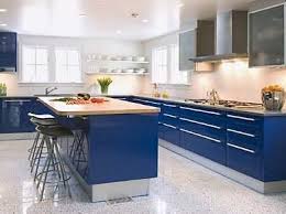 Cobalt Blue Kitchen Cabinets From Snaidero White Kitchen Interior Design Kitchen Cabinet Remodel Interior Design Kitchen