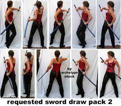 Requested Sword Draw Pack 2 By Archetype Stock Jpg 1000 874 Human Poses Reference Pose Reference Photo Sword Poses