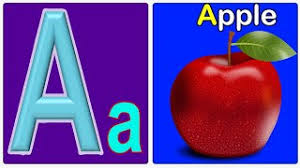 He went from not necessarily recognizing letters consistently to telling us . A For Apple B For Ball