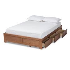 wrington storage platform bed by red barrel studio ☀☀see deals for√√√ wrington storage platform bed by red barrel studio ★★on sale online★★. Baxton Studio Wren Walnut Full Platform Storage Bed Frame 158 9620 Hd The Home Depot