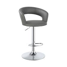 Front of back, wood outside back. Amy Barstool Inhabitr Furniture Rental
