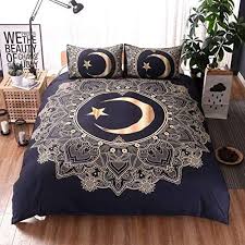Black And White Moon Duvet Cover Set Pin On Egyptian Cotton 1