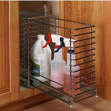 kitchen cabinet lockable pull out