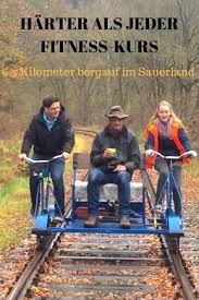 Schwitzen Schlemmen Draisinenfahrt Im Sauerland Sauerland Fahrradtour Reisen Deutschland