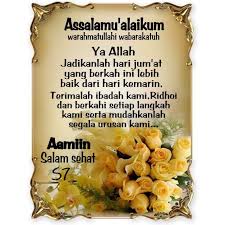 Semoga allah kurniakan rezeki yang luas, umur yang berkat. Pin By Essi Subardini On Assalamualaikum Selamat Pagi Salam Jumaat Quotes Assalamualaikum Image Muslim Greeting