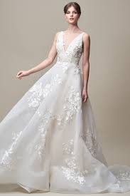 Jenny Yoo Collection The Jackie Bridal Gown Features A Scattered Beaded Floral Applique Wedding Dress Shopping Wedding Dress Inspiration A Line Wedding Dress