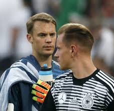 Browse 82 ter stegen neuer stock photos and images available, or start a new search to explore more stock photos and images. Marc Andre Ter Stegen Low Shakes The Throne Of Manuel Neuer