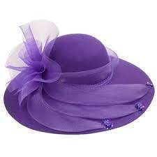 Purple Fancy Hat Ungu Topi