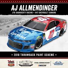 This article related to basketball is short. Aj Allmendinger To Honor Jtg Daugherty Racing S Roots With Nascar Throwback Paint Scheme At Darlington Raceway