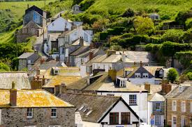 It is recognised as one of the celtic nations and is the homeland of the cornish people. Grossbritannien England Cornwall Port Isaac Hauser Stockfoto