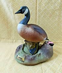 1990 Ducks Unlimited Jim Beam Canadian Goose Decanter Vintage In Box Ducksunlimitedjimbeam Ducks Unlimited Jim Beam Canadian Goose