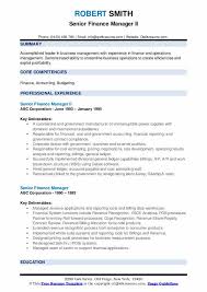 Free finance manager resume templates. Senior Finance Manager Resume Samples Qwikresume