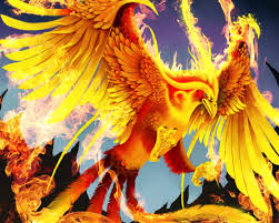 Phoenix bird royalty free vector image vectorstock. Wallpaper Art Pictures Golden Phoenix Bird Fire Wings 1920x1440 Hd Picture Image