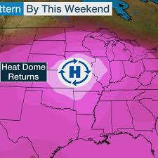 Whatever it's called, it means sweat, misery and higher electrical bills when you crank up the air conditioner. Heat Dome Will Rebuild Across Midwest And Plains By The Weekend The Weather Channel Articles From The Weather Channel Weather Com