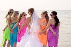 Neon Bridesmaid Dresses Www Etsy Com Shop Staysilee Neon Wedding Theme Neon Green Wedding Neon Wedding