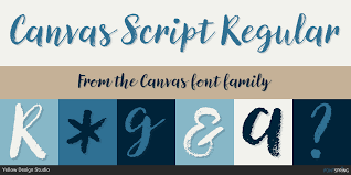 Canvas script (acrylic brush fonts with regular, heavy, and layered versions) canvas 3d (a textured dimensional family) canvas. Similar Fonts To Canvas Fontspring