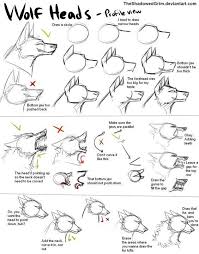 How I Draw Wolf Heads By Theshadowedgrim On Deviantart How To Draw Wolf How Draw Wolf Illustration Drawing Poses D Animal Drawings Sketches Wolf Drawing