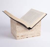 Travertine Bookstand, Marble Bookstand, Beige Travertine Book Holder,  Bookstand From Marble, Bookend, Natural Stone Bookstand, Book Holder - Etsy
