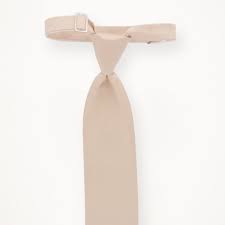 Nude Long Tie