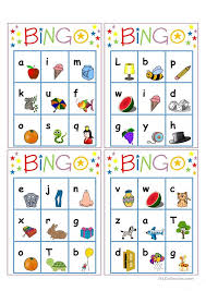 If you want, you can call up an alphabet chart to use for cutting and pasting letters that are hard to type. Alphabet Bingo English Esl Worksheets For Distance Learning And Physical Classrooms Alphabet Bingo Bingo Cards To Print Bingo