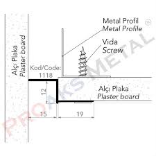 The item may be missing the original. Drywall Profile Detail Fuga Suspended Ceiling Profiles Size Price