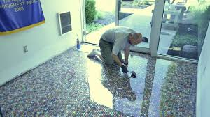 Bonbright Floor Timelapse Beer Bottle Cap Floor Flooring Beer Bottle Cap Crafts Beer Bottle Caps