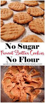 Cream butter and jello, mix in eggs and vanilla. Sugar Free Peanut Butter Cookies Walking On Sunshine Recipes Recipe Flourless Peanut Butter Cookies Sugar Free Recipes Healthy Sweets