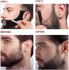 Amazon.com: Beard Shaper, Beard Shaping Tools, Include Beard Template  Guide, Professional Straight Edge Razor, 10 Count of Double Edge Blade,  Barber Pencil, Beard Comb, 2 Stainless Steel Scissors : Beauty & Personal  Care