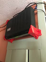 Hide the cable box behind a wall mounted tv step 1: Wall Mounts For My Dad S Cable Box Functionalprint